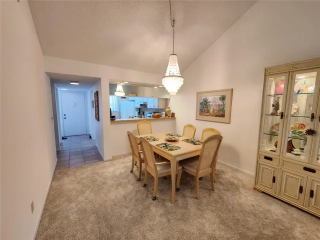 Dining room from living room