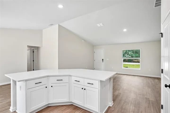 Kitchen Island with Cabinets and Drawers