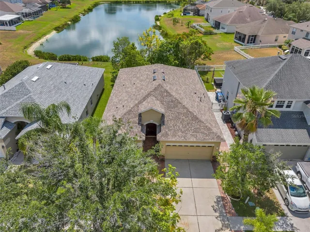 Waterfront home centrally located in Brandon with community access to Lake Mango and picnic tables near the community boat ramp