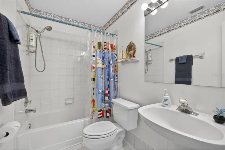 Guest hall bathroom