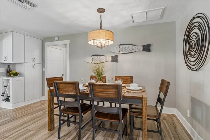 Custom cabinetry, wine storage, pantry pullouts