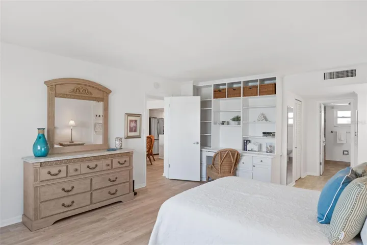 Built in Desk and Storage