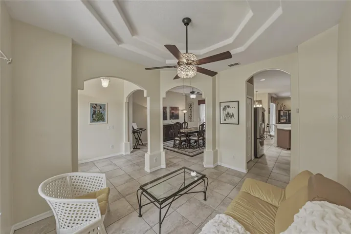 Primary Living/Dining upon entering the home