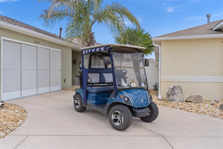 Golf cart included!