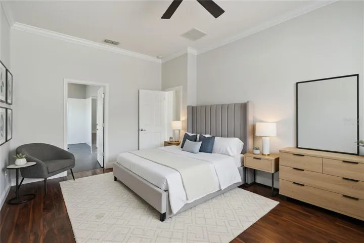 Primary Bedroom Virtually Staged