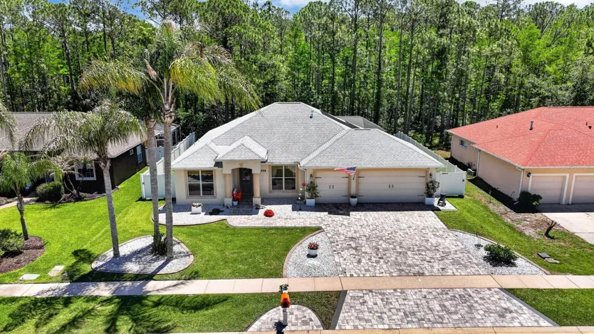 Aerial view front of home