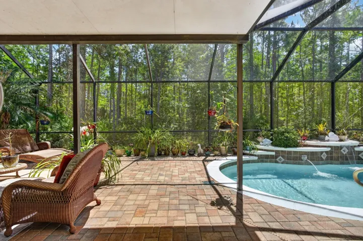 Covered Lanai and screened pool
