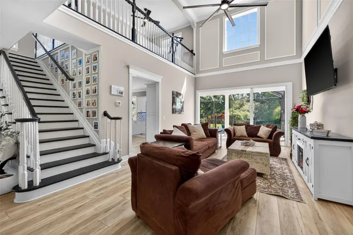 Two Story Soaring Ceilings