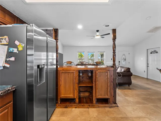 View from kitchen