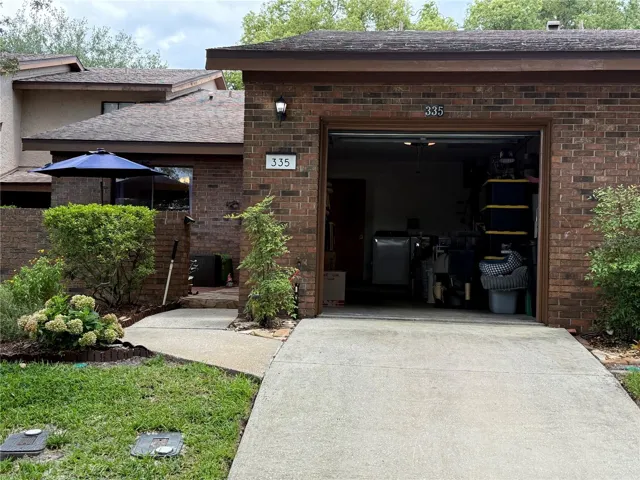 Driveway in to Garage