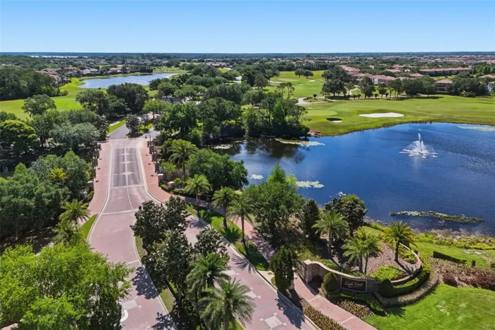 Entrance of Eagle Creek community