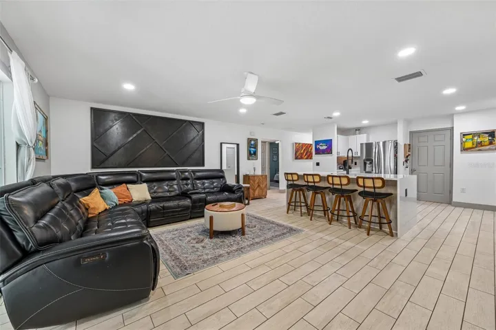 Living Room Kitchen
