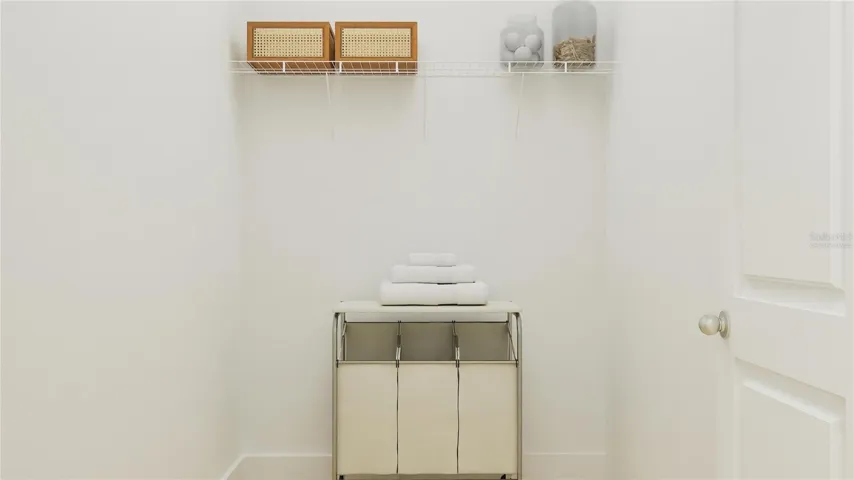 Virtually staged.