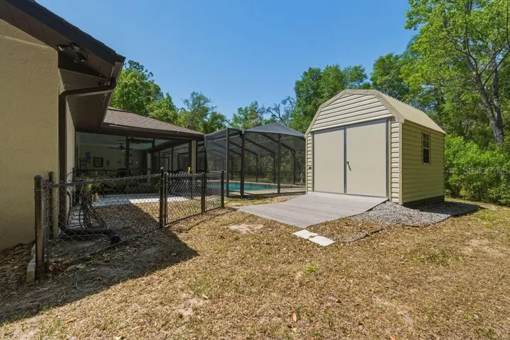 Large Pool Shed with Loft 12x10