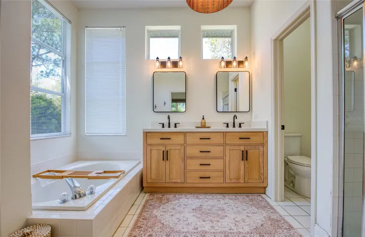 Master bathroom. 1
