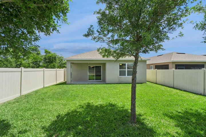 Huge fenced back yard!