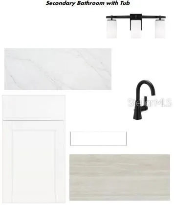 Interior Design Sections Secondary Bathroom
