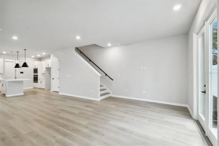 Family Room **Photos are of a similar home
