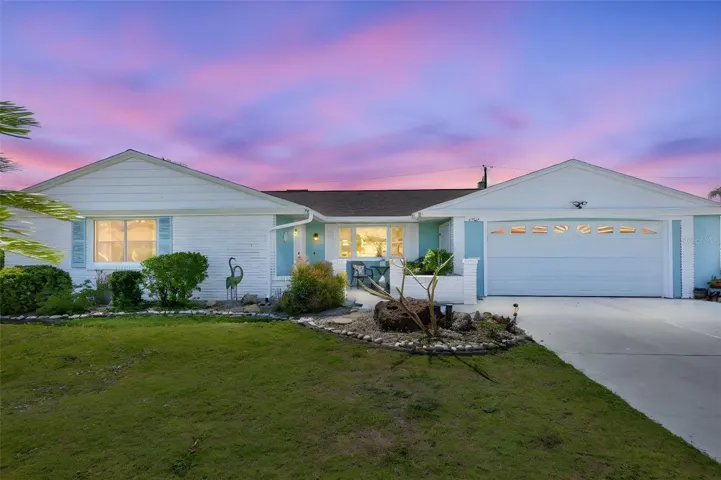 Exterior Front Twilight View, 2 Car Garage, Lovely Updated South Lake Home