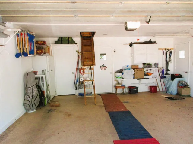 Garage w/Pull-Down Stairs to Attic