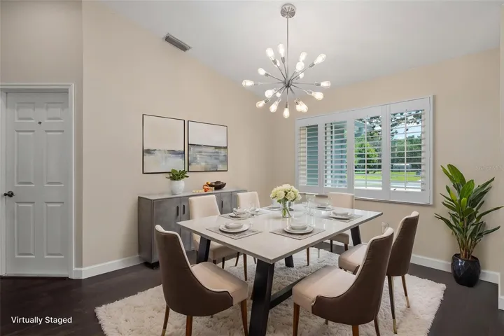 Staged Dining Room