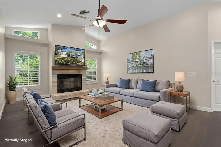 Staged Family Room