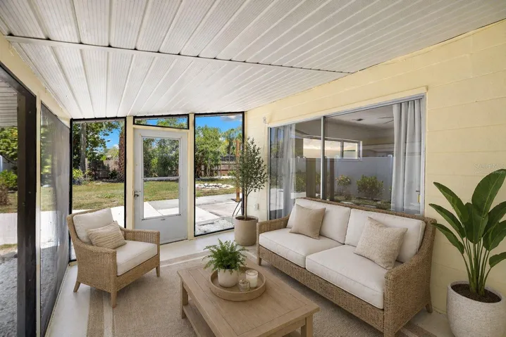 Virtually Staged Lanai