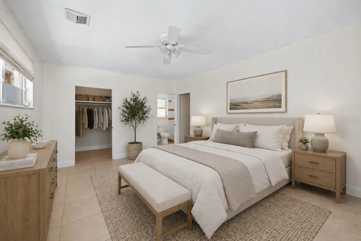 Virtually Staged- Primary Suite