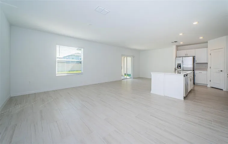 Living and Kitchen combination