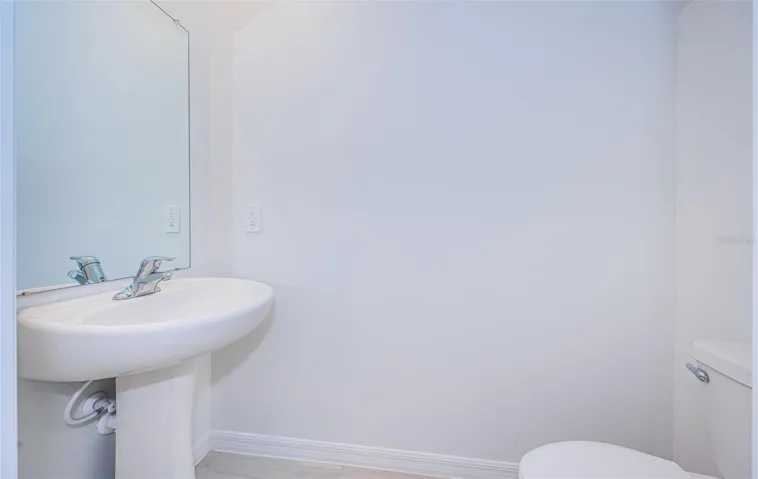 Downstairs half bath