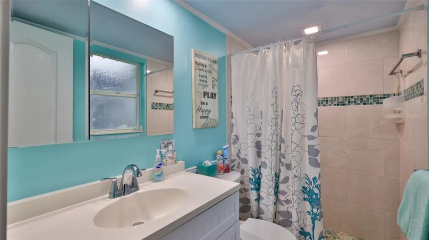 Downstairs updated bathroom!