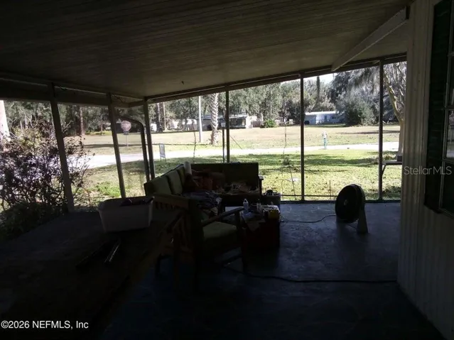 Screened in porch