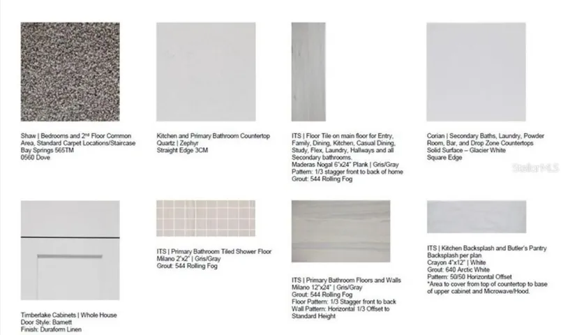3896 Immacolata Way design selections! This home is currently under construction and selections are subject to change.