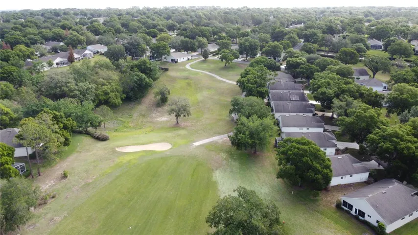 Aerial Golf Course View