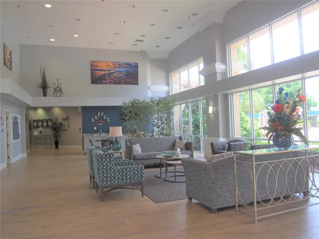 Sitting area and coffee area