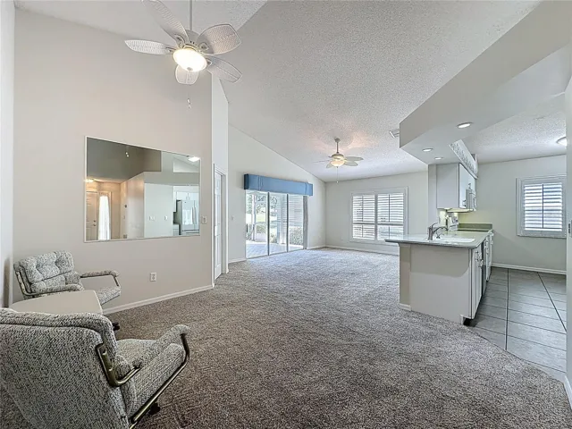 Kitchen, Dining and Living Room