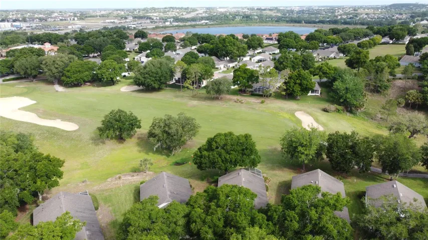 Aerial Golf Course View