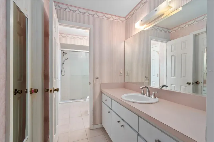 Primary bathroom.