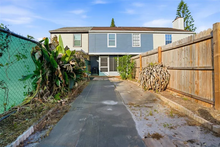 Fenced in yard