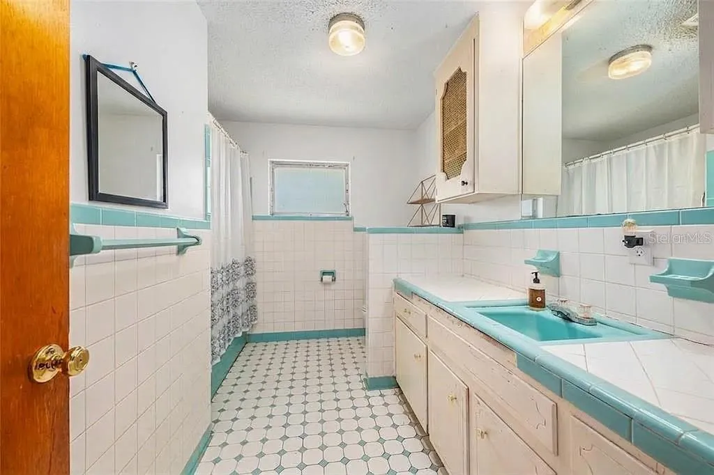 AI generated photo of bathroom with white paint