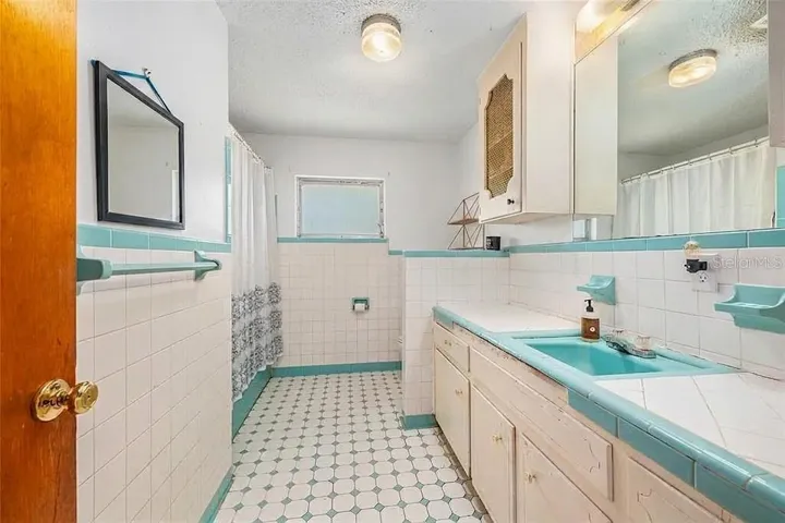 AI generated photo of bathroom with white paint