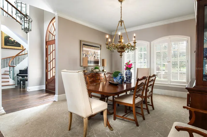 Elegant formal dining and plenty of space for larger gatherings.