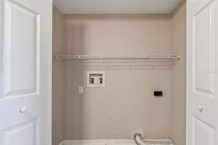 Laundry closet