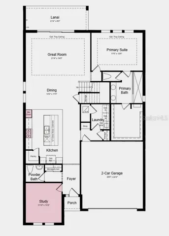 Additional Highlights Include: Gourmet kitchen, study in place of flex, 8' interior doors, tray ceiling pkg, impact windows, and pool and spa pre-wire.