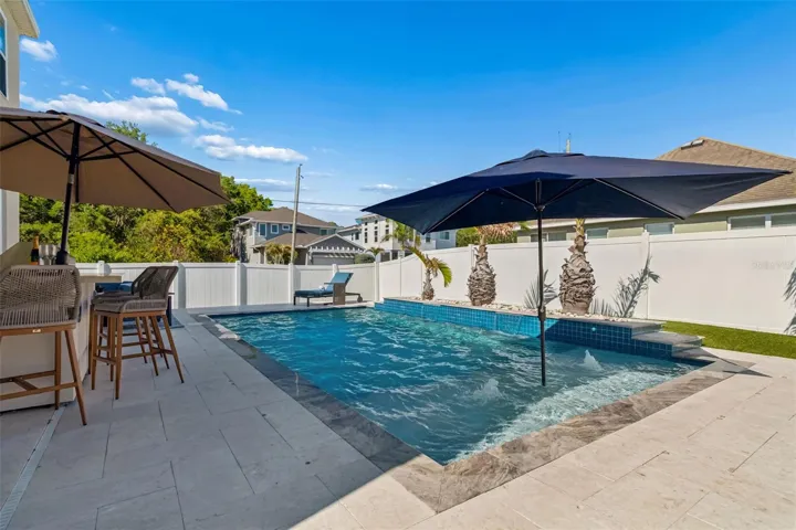 Expansive Pool/Backyard