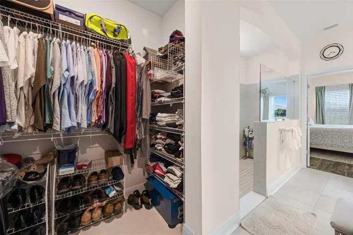 Master closet