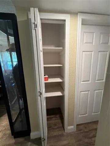 towel closet off second bathroom