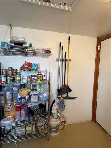 pantry and laundry room