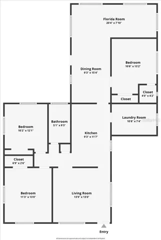 Welcoming floor plan