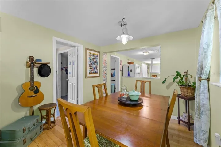 Dining area toward kitchen